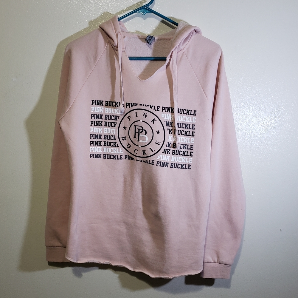 Aa Pink/ Buckle hoodie